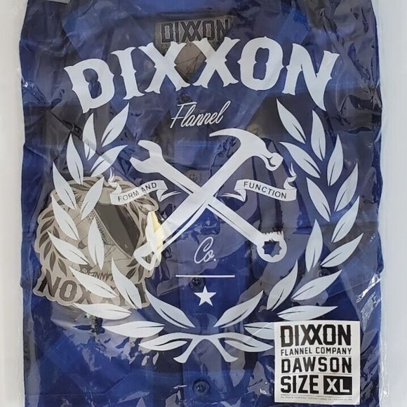 DIXXON Flannel CO Men's DAWSON Flannel Shirt XL NIB - Picture 6 of 8